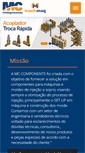 Mobile Screenshot of mccomponents.com.br